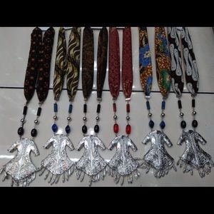 Indonesian Batik Necklace